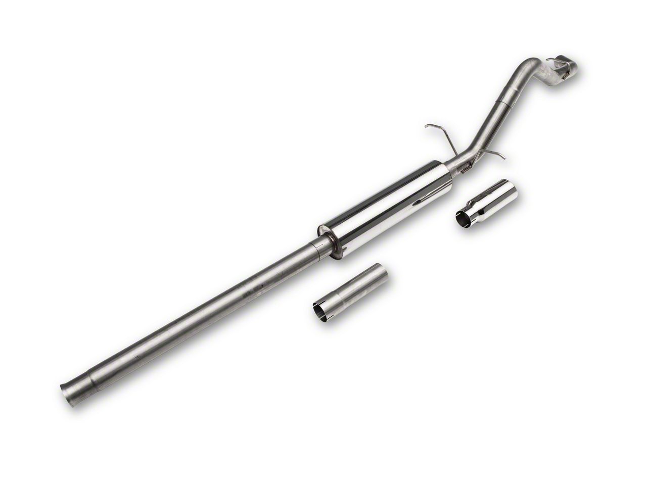 C&L Silverado 1500 Single Exhaust System with Polished Tip C&L Silverado 1500 Single Exhaust System with Polished Tip