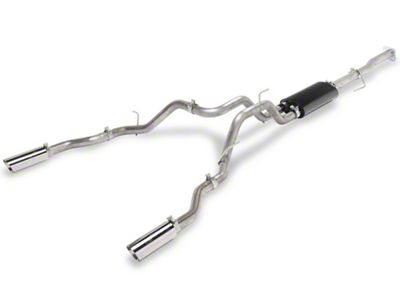 C&L Proven Ground Series Dual Exhaust System with Polished Tips; Side/Rear Exit (11-14 5.0L F-150)