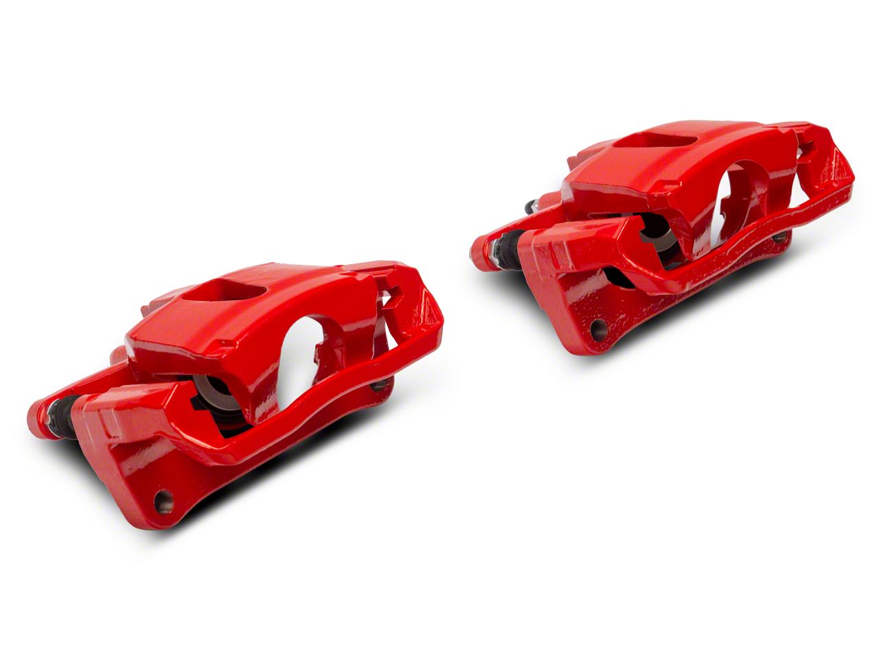 C&L F-150 Performance Rear Brake Calipers; Red T579035 (12-14 2WD/4WD F ...