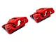C&L Performance Rear Brake Calipers; Red (12-14 2WD/4WD F-150; 15-17 F-150 w/ Manual Parking Brake; 17-18 F-150 Raptor)