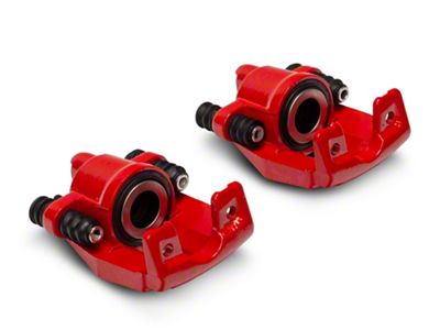 C&L Performance Rear Brake Calipers; Red (04-11 2WD/4WD F-150)