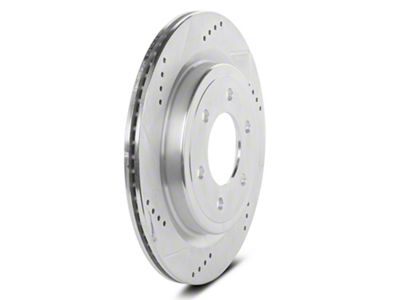 C&L Super Sport HD Cross-Drilled and Slotted 6-Lug Rotors; Rear Pair (21-24 F-150 w/ 336mm Rear Rotors)