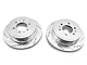 C&L Super Sport HD Cross-Drilled and Slotted 6-Lug Brake Rotor and Pad Kit; Rear (04-11 F-150)