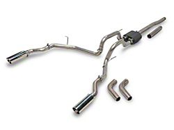 C&L Dual Exhaust System with Polished Tips; Side/Rear Exit (04-08 5.4L F-150)