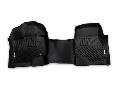 Proven Ground Precision Molded Front Over the Hump Floor Liners; Black (15-24 F-150 SuperCab, SuperCrew)