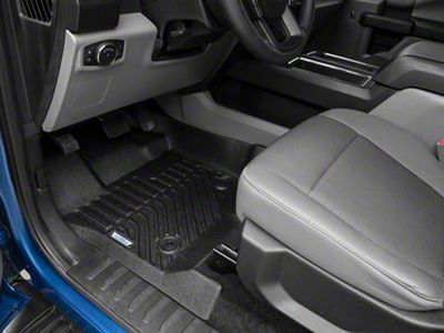 Proven Ground Trushield Precision Molded Front and Rear Floor Liners; Black (15-24 F-150 SuperCrew)