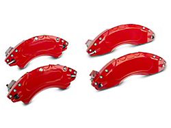 Proven Ground Brake Caliper Covers; Red; Front and Rear (15-20 F-150 w/ Electric Parking Brake)
