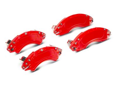 Proven Ground Brake Caliper Covers; Red; Front and Rear (21-24 F-150)