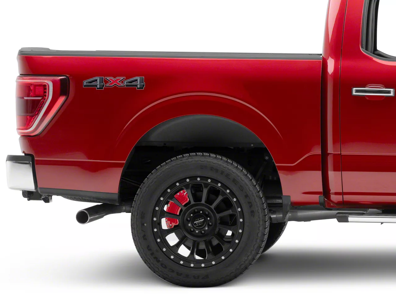 Proven Ground F150 Brake Caliper Covers; Red; Front and Rear T585980