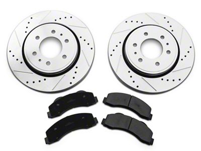 C&L Super Sport HD Brake Rotor and Pad Kit; Front (10-20 F-150)