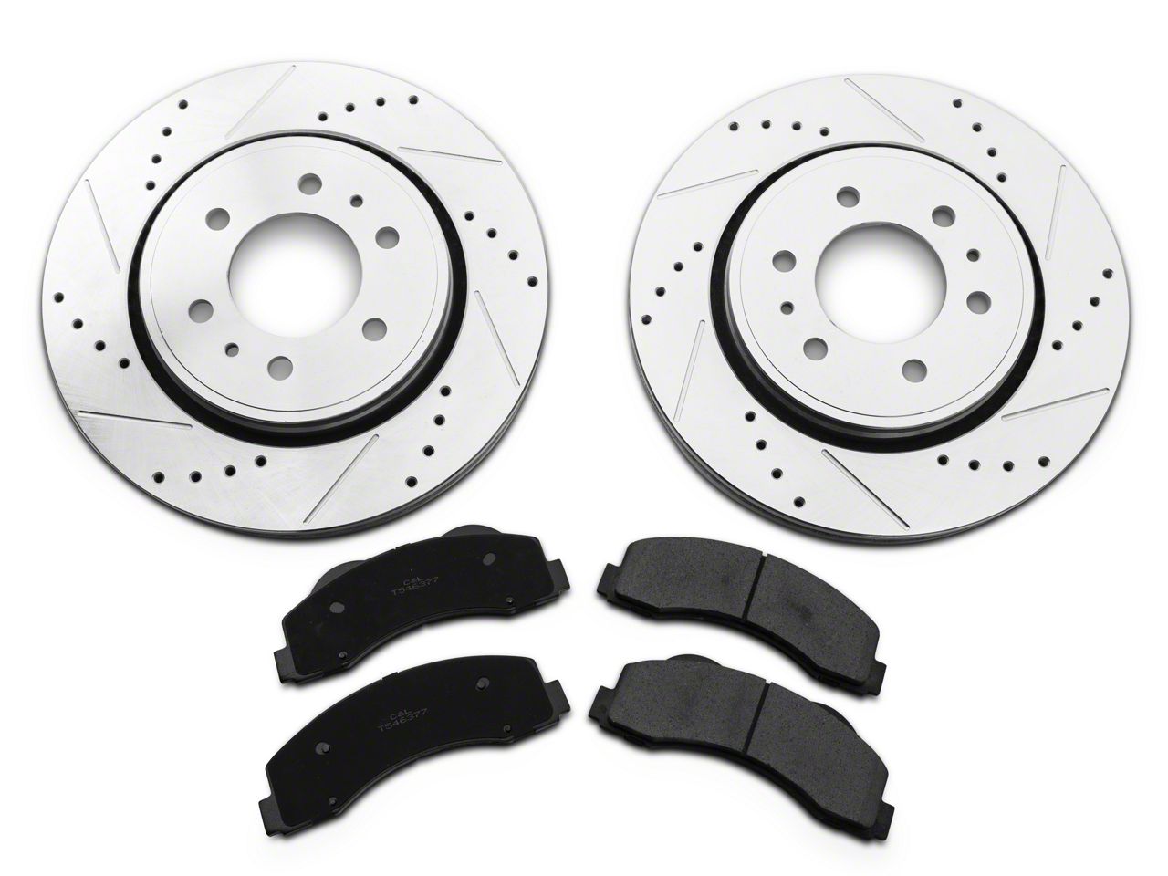 C&L F-150 Super Sport HD Brake Rotor and Pad Kit; Front T546378 (10-20 ...