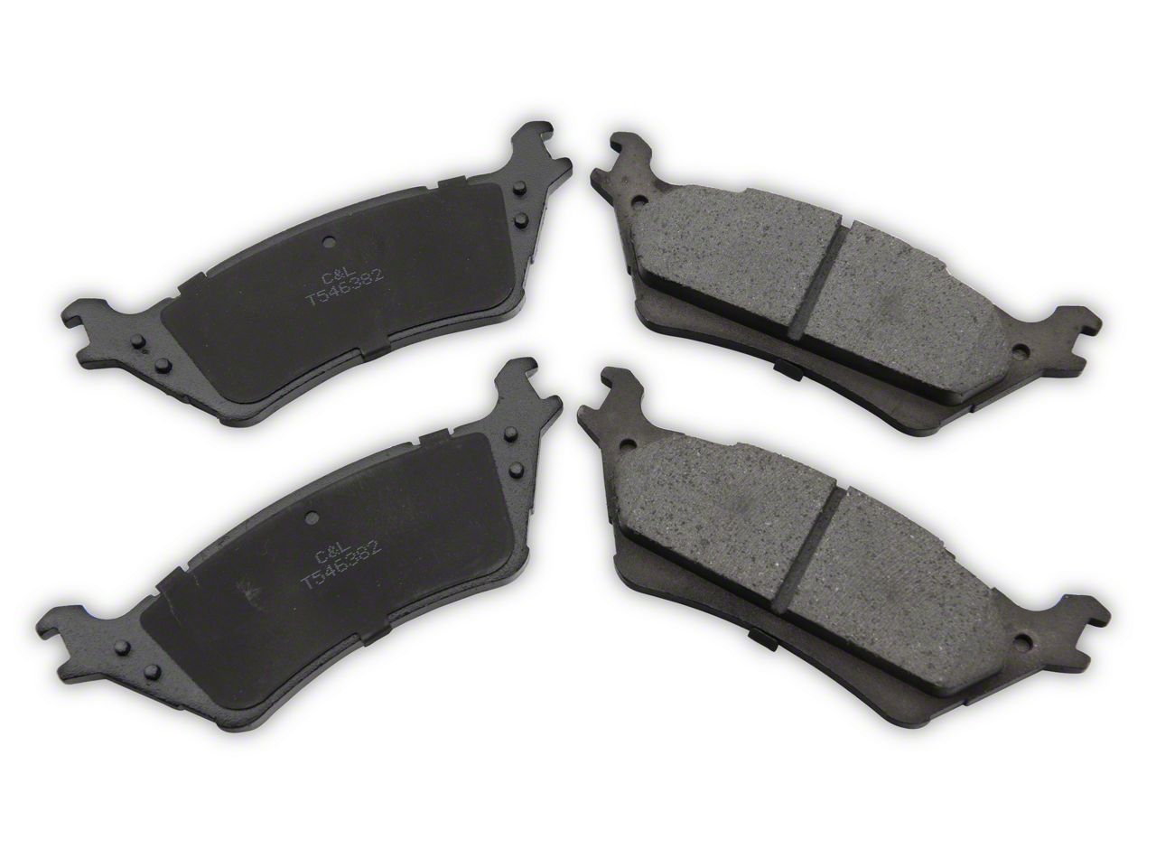 C&L F-150 Super Sport HD Ceramic Brake Pads; Rear Pair T546382 (12  