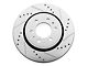 C&L Super Sport HD Cross-Drilled and Slotted Rotor; Front Passenger Side (10-20 F-150)