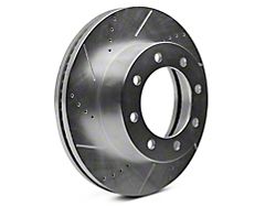 C&L Super Sport HD Cross-Drilled and Slotted 8-Lug Rotors; Front Pair (13-25 4WD F-350 Super Duty)