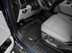 Proven Ground Precision Molded Front Floor Liners; Black (17-25 F-350 Super Duty w/ Front Bucket Seats)