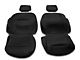 Proven Ground Premium Neoprene Front and Rear Seat Covers; Black (17-22 F-350 Super Duty SuperCab, SuperCrew)