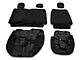 Proven Ground Premium Neoprene Front and Rear Seat Covers; Black (17-22 F-350 Super Duty SuperCab, SuperCrew)