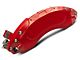 Proven Ground Brake Caliper Covers; Red; Front and Rear (13-24 F-350 Super Duty SRW)