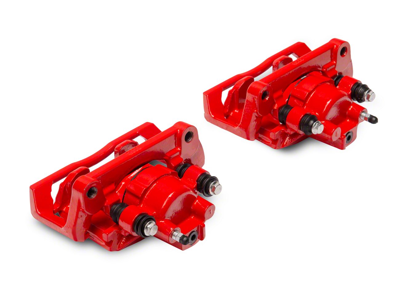 C&L RAM 1500 Performance Rear Brake Calipers; Red R145615 (02-18