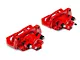 C&L Performance Rear Brake Calipers; Red (02-18 RAM 1500, Excluding SRT-10 & Mega Cab)