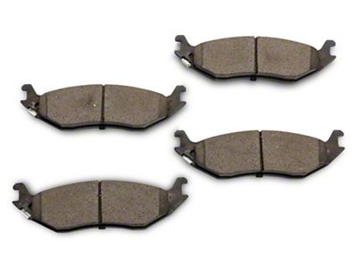 C&L Super Sport HD Ceramic Brake Pads; Rear Pair (02-18 RAM 1500, Excluding SRT-10 & Mega Cab)