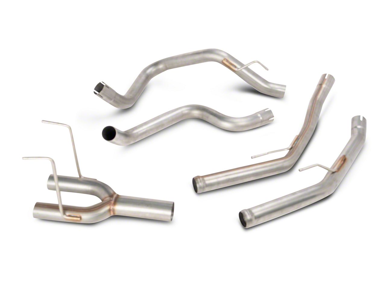 C&L RAM 1500 Proven Ground Series Dual Exhaust System with Black Tips