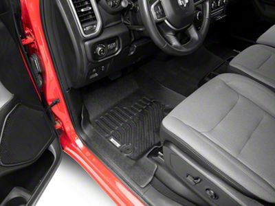 Proven Ground Precision Molded Front Floor Liners; Black (19-23 RAM 1500)