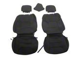 Proven Ground Premium Neoprene Front and Rear Seat Covers; Black (19-26 RAM 1500 Crew Cab w/ Bucket Seats & Center Console)