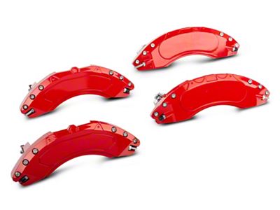 Proven Ground Brake Caliper Covers; Red; Front and Rear (11-18 RAM 1500)