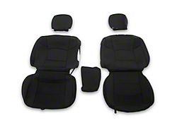 Proven Ground Premium Neoprene Front and Rear Seat Covers; Black (19-24 RAM 2500 Crew Cab w/ Front Bucket Seats)