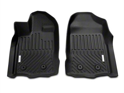 Proven Ground Precision Molded Front Floor Liners; Black (19-25 Ranger)