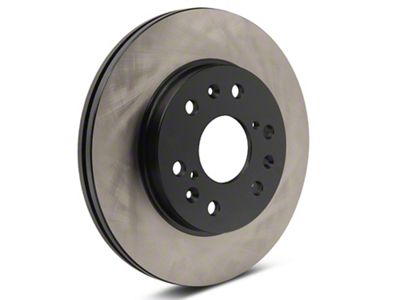 C&L OE Replacement Black Coated 6-Lug Rotors; Front Pair (07-18 Sierra 1500)