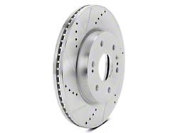 C&L Super Sport HD Cross-Drilled and Slotted 6-Lug Rotors; Front Pair (19-24 Sierra 1500)