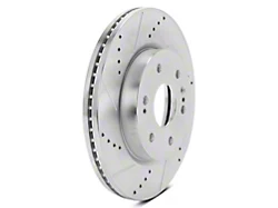 C&L Super Sport HD Cross-Drilled and Slotted 6-Lug Rotors; Front Pair (19-24 Sierra 1500)