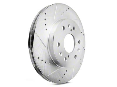 C&L Super Sport HD Cross-Drilled and Slotted 6-Lug Rotors; Front Pair (07-18 Sierra 1500)