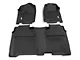 Proven Ground Precision Molded Front and Rear Floor Liners; Black (14-18 Sierra 1500 Crew Cab)