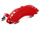 Proven Ground Brake Caliper Covers; Red; Front and Rear (19-24 Sierra 1500)