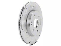 C&L Super Sport HD Cross-Drilled and Slotted 6-Lug Rotors; Front Pair (19-24 Silverado 1500)