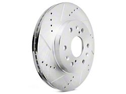 C&L Super Sport HD Cross-Drilled and Slotted 6-Lug Rotor; Front Driver Side (07-18 Silverado 1500)