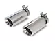 C&L Proven Ground Series Dual Exhaust System with Polished Tips; Side/Rear Exit (19-24 5.3L Silverado 1500 w/o Factory Dual Exhaust)