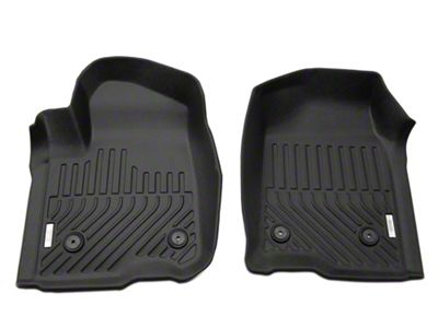 Proven Ground Precision Molded Front and Rear Floor Liners; Black (19-25 Silverado 1500 Double Cab w/o Rear Seat Storage)