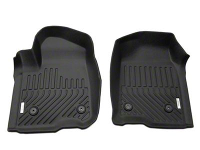 Proven Ground Precision Molded Front and Rear Floor Liners; Black (19-24 Silverado 1500 Double Cab w/o Rear Seat Storage)