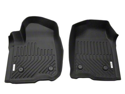Proven Ground Precision Molded Front and Rear Floor Liners; Black (19-23 Silverado 1500 Double Cab w/o Rear Seat Storage)
