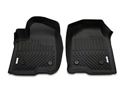 Proven Ground Precision Molded Front and Rear Floor Liners; Black (19-24 Silverado 1500 Crew Cab w/ Rear Seat Storage)