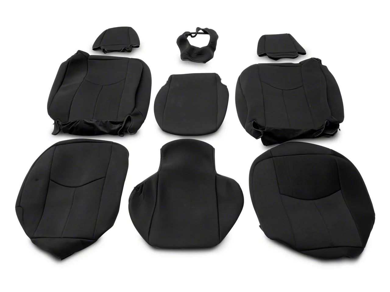 Allison Gray Memory Foam Low Back Bucket Seat Cover