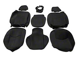 Proven Ground Premium Neoprene Front Seat Covers; Black (99-06 Silverado 1500 Regular Cab, Extended Cab)