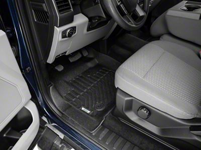 Proven Ground Precision Molded Front Floor Liners; Black (17-25 F-250 Super Duty w/ Front Bucket Seats)