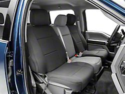 Proven Ground Premium Neoprene Front Seat Covers; Black (17-22 F-250 Super Duty SuperCab, SuperCrew)