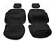 Proven Ground Premium Neoprene Front Seat Covers; Black (17-22 F-250 Super Duty SuperCab, SuperCrew)