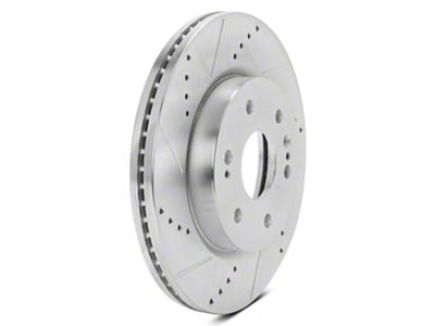 C&L Super Sport HD Cross-Drilled and Slotted 6-Lug Rotors; Front Pair (21-24 Tahoe, Excluding Police)